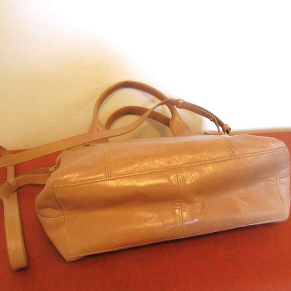 Original Cole Haan Honey Beige Genuine Leather Satchel Bag - Picture 5 of 9